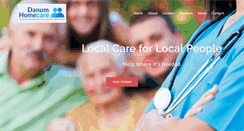 Desktop Screenshot of danumhomecare.co.uk